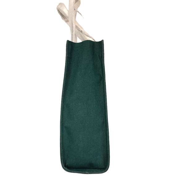 kate spade kitt conifer green large striped tote - Picture 6 of 7